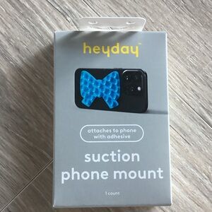 Heyday Gray and Blue Suction Phone Mount
